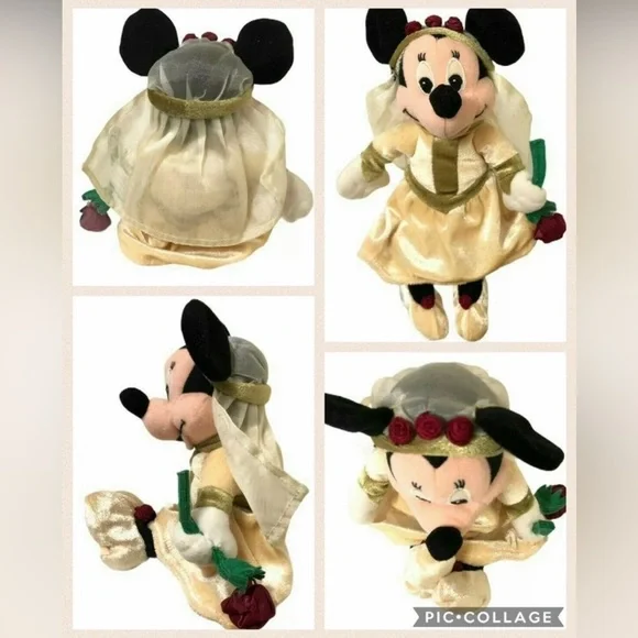 Disney Minnie & Mickey Plush 8” Dolls. Romeo & Juliet - Picture 5 of 5